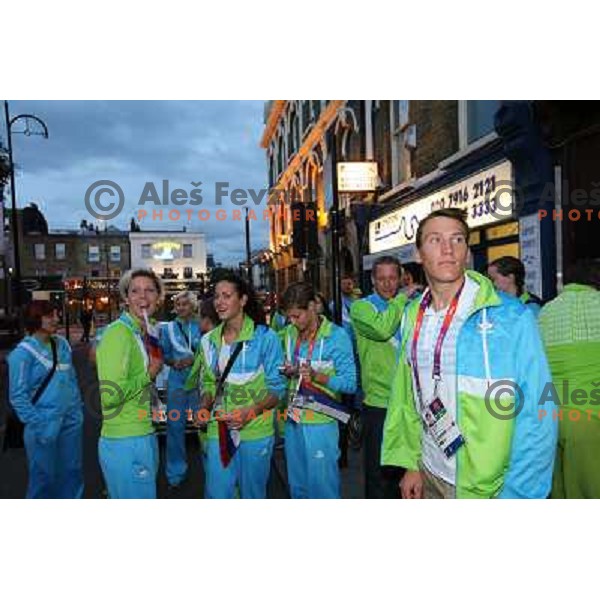 Luka Bozic in Slovenia pub in Camden during London 2012 Summer Olympic games, Great Britain on 2nd of August 2012 