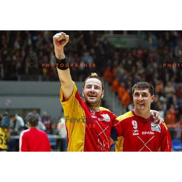 action during World Handball Championship in Tunisia, February 2005
