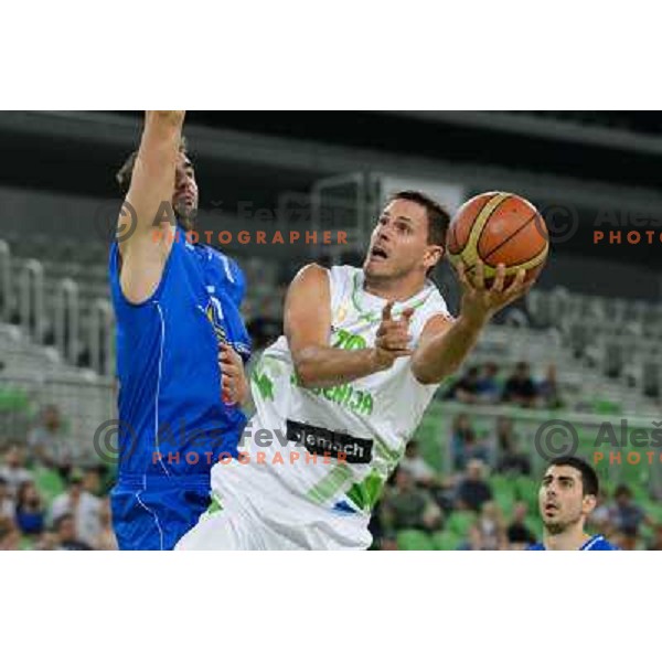Bostjan Nachbar in action during basketball game Slovenia - Bosnia and Herzegovina, Adecco Cup, Stozice Arena, Ljubljana, 03.08.2012 