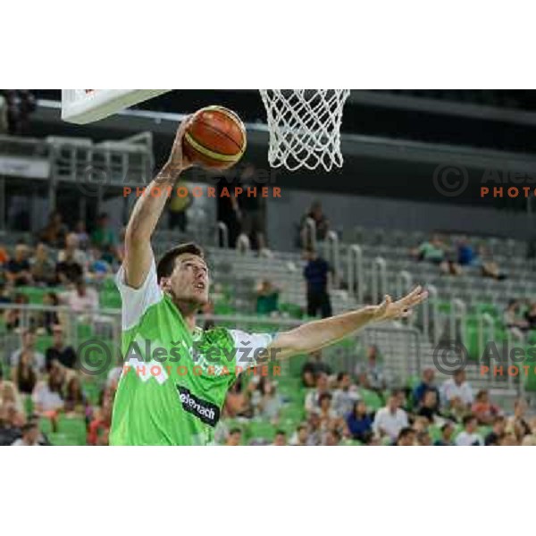 Matej Krusic in action during basketball game Slovenia - Bosnia and Herzegovina, Adecco Cup, Stozice Arena, Ljubljana, 03.08.2012 