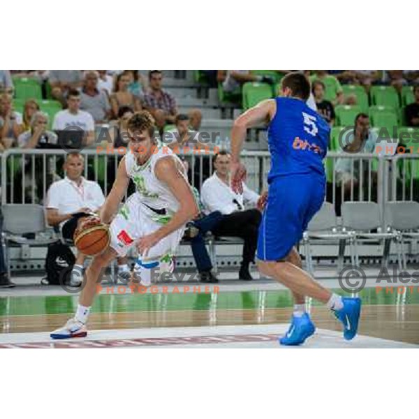 Zoran Dragic in action during basketball game Slovenia - Bosnia and Herzegovina, Adecco Cup, Stozice Arena, Ljubljana, 03.08.2012 