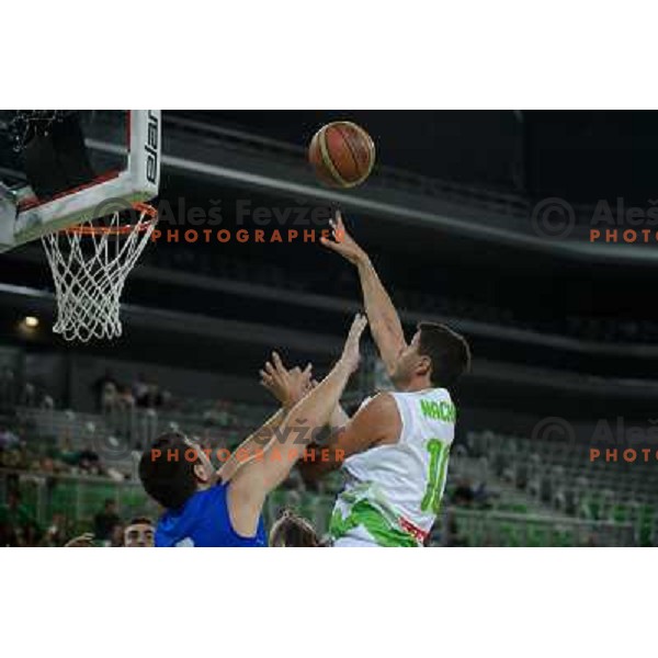 Bostjan Nachbar in action during basketball game Slovenia - Bosnia and Herzegovina, Adecco Cup, Stozice Arena, Ljubljana, 03.08.2012 
