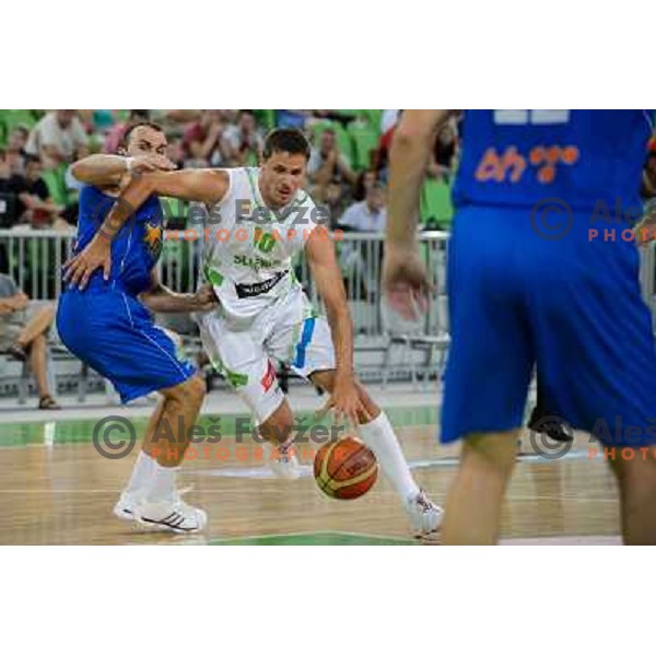 Bostjan Nachbar in action during basketball game Slovenia - Bosnia and Herzegovina, Adecco Cup, Stozice Arena, Ljubljana, 03.08.2012 