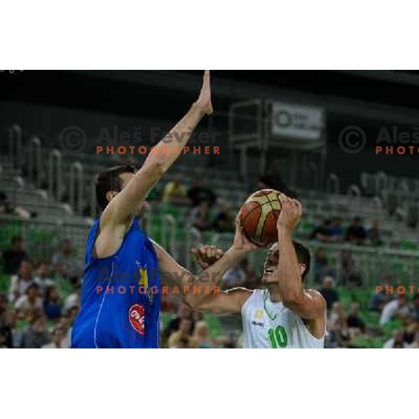 Bostjan Nachbar in action during basketball game Slovenia - Bosnia and Herzegovina, Adecco Cup, Stozice Arena, Ljubljana, 03.08.2012 