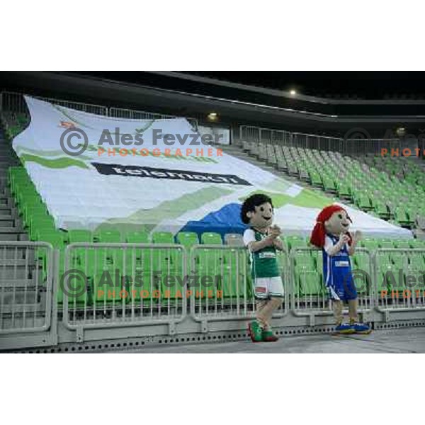 Giant Jersey during basketball game Slovenia - Bosnia and Herzegovina, Adecco Cup, Stozice Arena, Ljubljana, 03.08.2012 