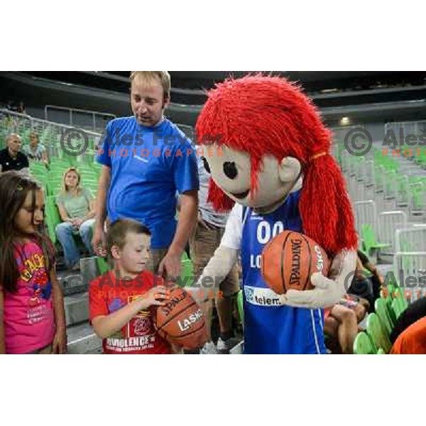 in action during basketball game Slovenia - Bosnia and Herzegovina, Adecco Cup, Stozice Arena, Ljubljana, 03.08.2012 