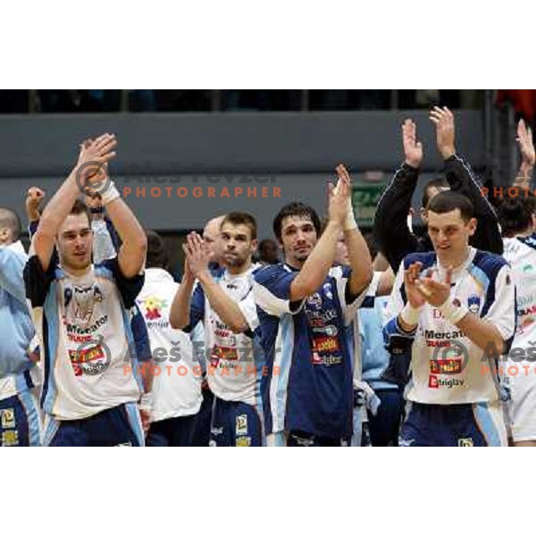 action during World Handball Championship in Tunisia, February 2005