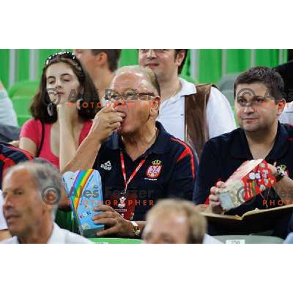 Dusan Ivkovic during basketball game Slovenia - Bosnia and Herzegovina, Adecco Cup, Stozice Arena, Ljubljana, 03.08.2012 