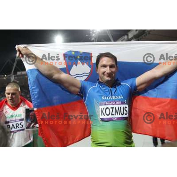 Primoz Kozmus of Slovenia, Olympic silver medalist in hammer throw at Olympic stadium during London 2012 Summer Olympic games, Great Britain on August 5,2012 