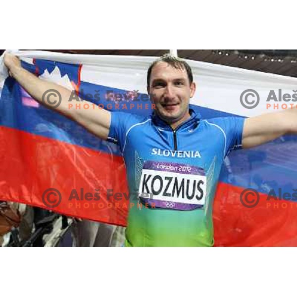 Primoz Kozmus of Slovenia, Olympic silver medalist in hammer throw at Olympic stadium during London 2012 Summer Olympic games, Great Britain on August 5,2012 
