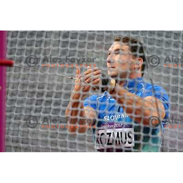 Primoz Kozmus of Slovenia, Olympic silver medalist in hammer throw at Olympic stadium during London 2012 Olympic games on August 5, 2012 