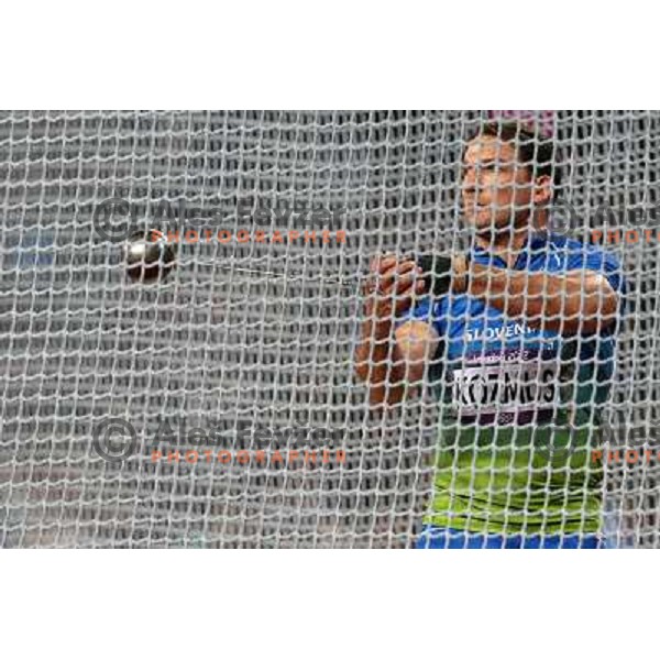 Primoz Kozmus of Slovenia, Olympic silver medalist in hammer throw at Olympic stadium during London 2012 Olympic games on August 5, 2012 