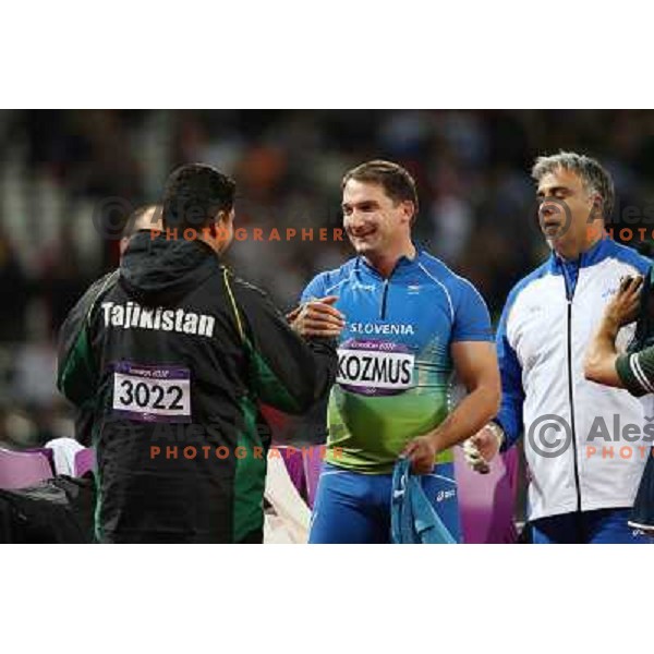 Primoz Kozmus of Slovenia, Olympic silver medalist in hammer throw at Olympic stadium during London 2012 Olympic games on August 5, 2012 