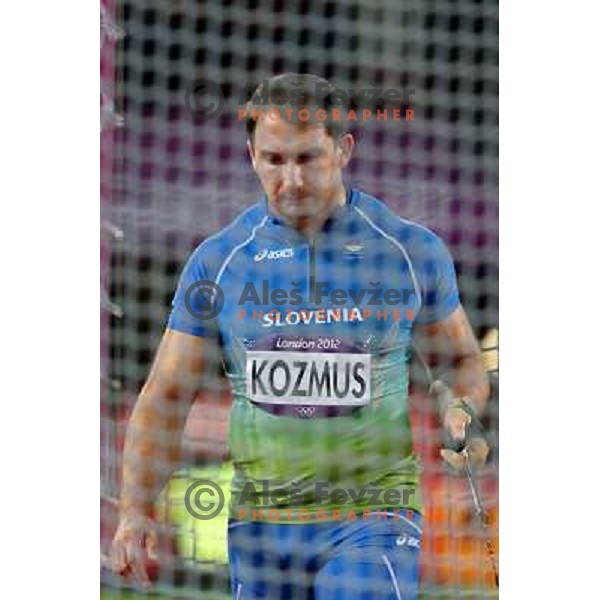 Primoz Kozmus of Slovenia, Olympic silver medalist in hammer throw at Olympic stadium during London 2012 Olympic games on August 5, 2012 