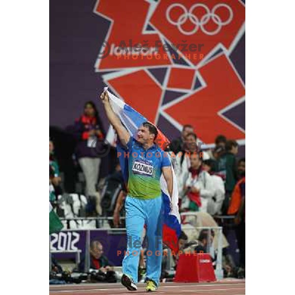 Primoz Kozmus of Slovenia, Olympic silver medalist in hammer throw at Olympic stadium during London 2012 Olympic games on August 5, 2012 