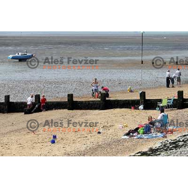 Southend on Sea, british town and seaside resort in Essex during London 2012 Summer Olympic games on August 9, 2012 