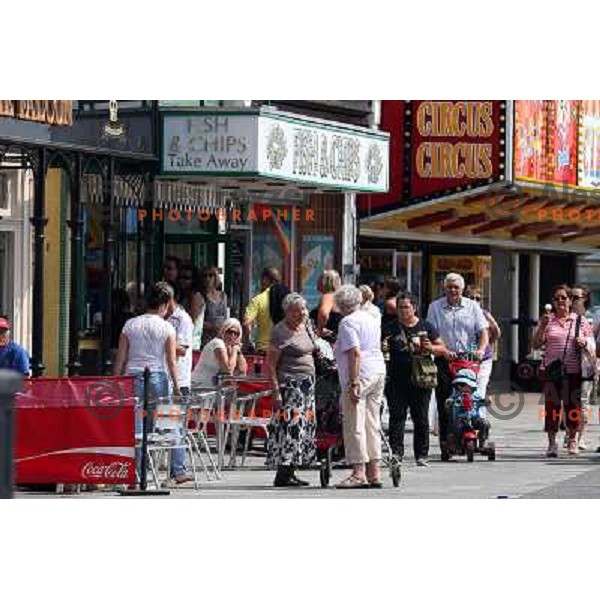 Southend on Sea, british town and seaside resort in Essex during London 2012 Summer Olympic games on August 9, 2012 