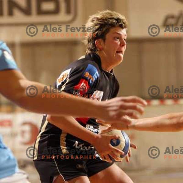  Olena Jacenko during women\'s EHF Championsleague game Krim Mercator-Dynamo Volgograd in Ljubljana, Slovenia. Krim Mercator won 41-34. Photo by Ales Fevzer