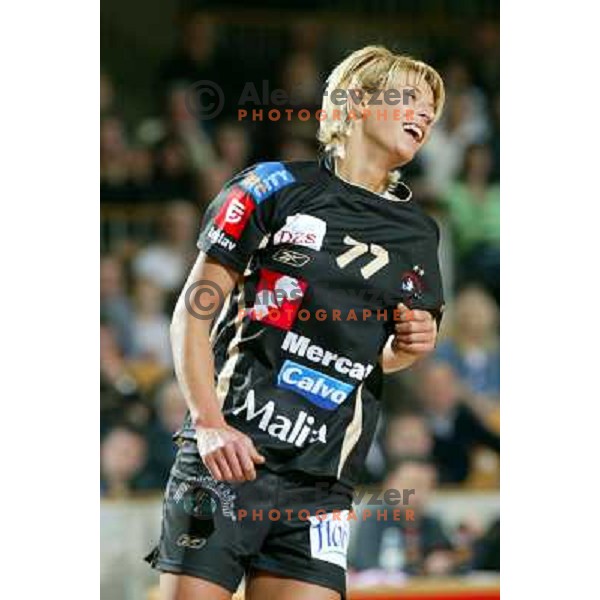  Gabriella Kindl during women\'s EHF Championsleague game Krim Mercator-Dynamo Volgograd in Ljubljana, Slovenia. Krim Mercator won 41-34. Photo by Ales Fevzer