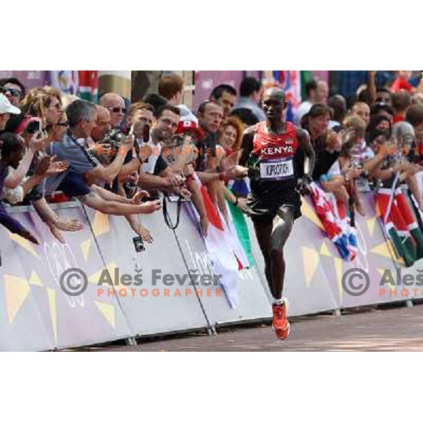 Men\'s marathon on the streets of London during 2012 Summer Olympic Games, Great Britain on August 12, 2012 