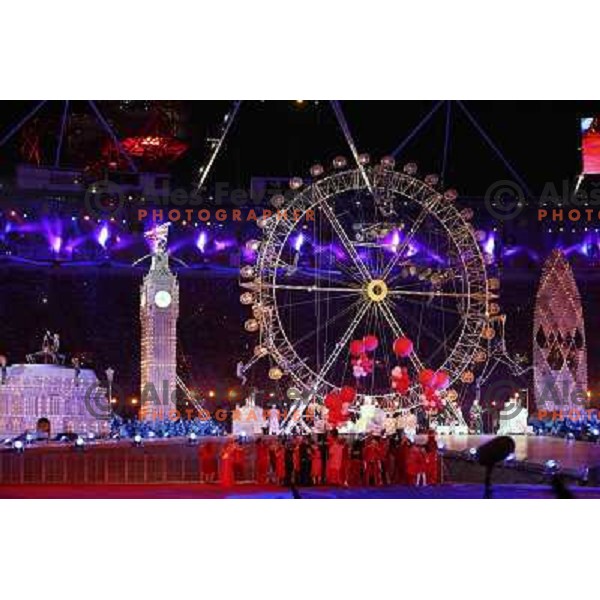 Closing ceremony of London 2012 Summer Olympic Games at Olympic Stadium in Stratford, Great Britain on August 12, 2012 