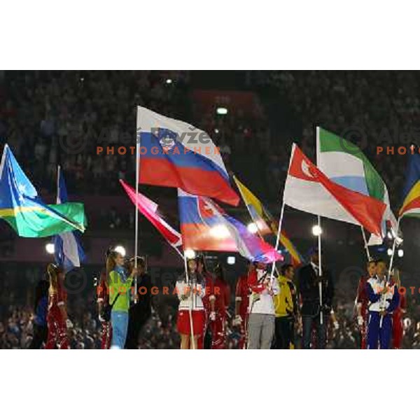 Closing ceremony of London 2012 Summer Olympic Games at Olympic Stadium in Stratford, Great Britain on August 12, 2012 