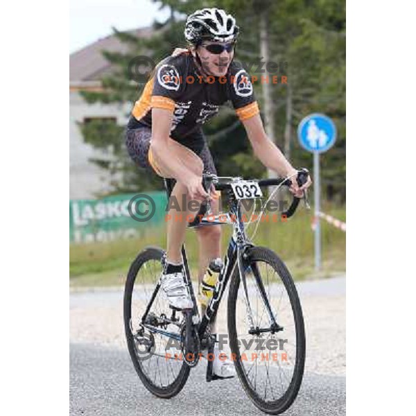 ALES6625.JPG 20. Skok na Roglo (20th Rogla cycling climb) 16.6 km long amateur cycling climb from Zrece (395 meters) to Rogla Ski resort (1495 meters) in Slovenia on August 18, 2012 