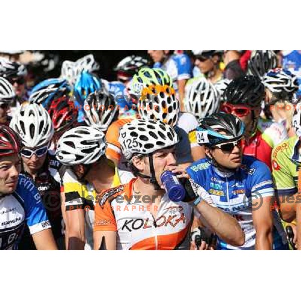 ALES8098.JPG Slovenian amateur cycling climb championship at 11,7 km track from Cerklje to Krvavec for King and Queen of Krvavec Trophy, held on August 25, 2012 