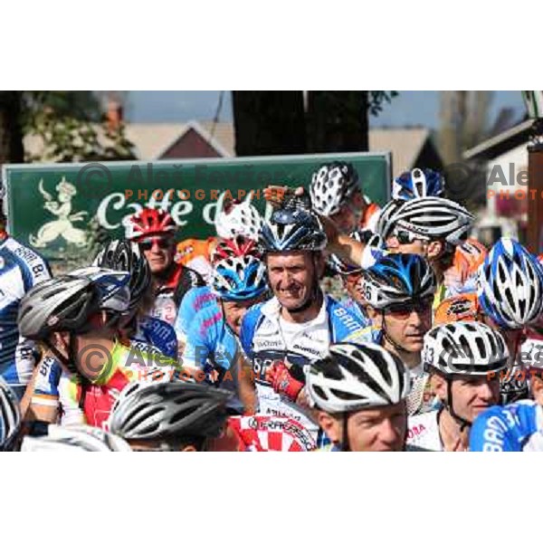 ALES8103.JPG Slovenian amateur cycling climb championship at 11,7 km track from Cerklje to Krvavec for King and Queen of Krvavec Trophy, held on August 25, 2012 