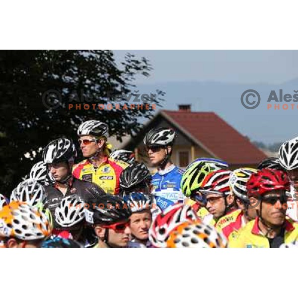 ALES8106.JPG Slovenian amateur cycling climb championship at 11,7 km track from Cerklje to Krvavec for King and Queen of Krvavec Trophy, held on August 25, 2012 