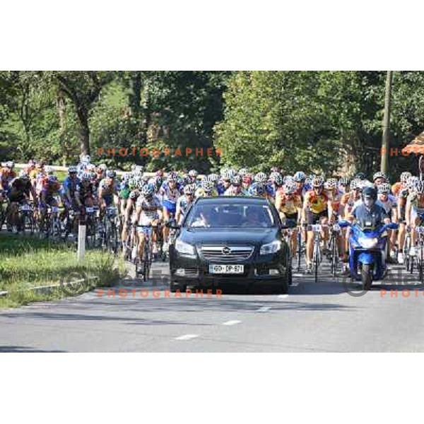 ALES8117.JPG Slovenian amateur cycling climb championship at 11,7 km track from Cerklje to Krvavec for King and Queen of Krvavec Trophy, held on August 25, 2012 