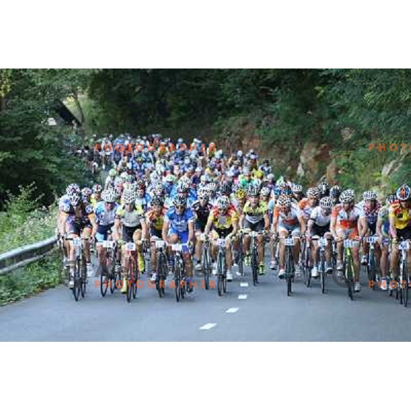 ALES8122.JPG Slovenian amateur cycling climb championship at 11,7 km track from Cerklje to Krvavec for King and Queen of Krvavec Trophy, held on August 25, 2012 