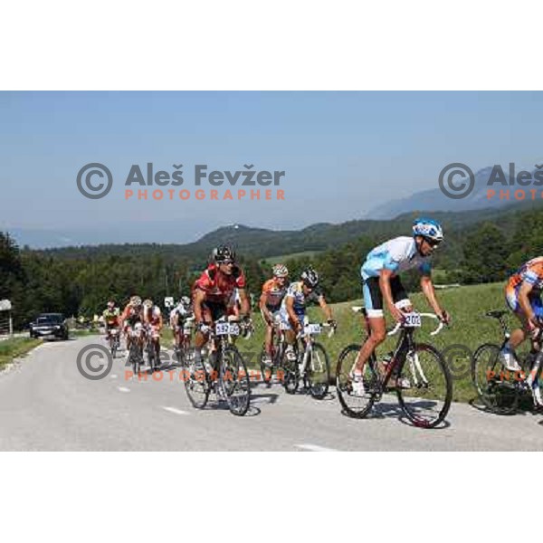 ALES8179.JPG Slovenian amateur cycling climb championship at 11,7 km track from Cerklje to Krvavec for King and Queen of Krvavec Trophy, held on August 25, 2012 