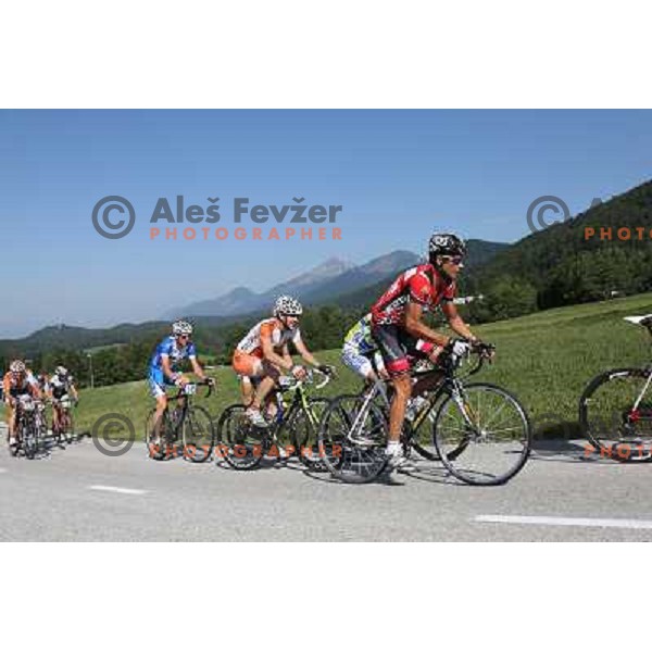 ALES8183.JPG Slovenian amateur cycling climb championship at 11,7 km track from Cerklje to Krvavec for King and Queen of Krvavec Trophy, held on August 25, 2012 