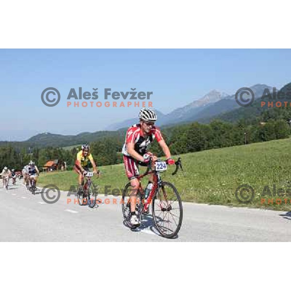 ALES8303.JPG Slovenian amateur cycling climb championship at 11,7 km track from Cerklje to Krvavec for King and Queen of Krvavec Trophy, held on August 25, 2012 