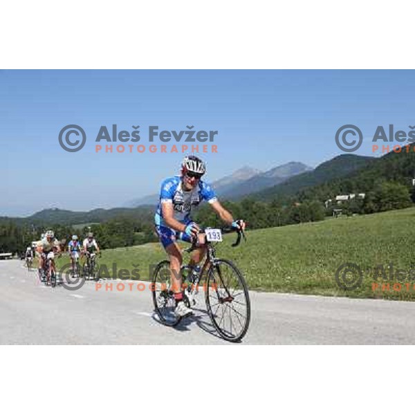 ALES8339.JPG Slovenian amateur cycling climb championship at 11,7 km track from Cerklje to Krvavec for King and Queen of Krvavec Trophy, held on August 25, 2012 