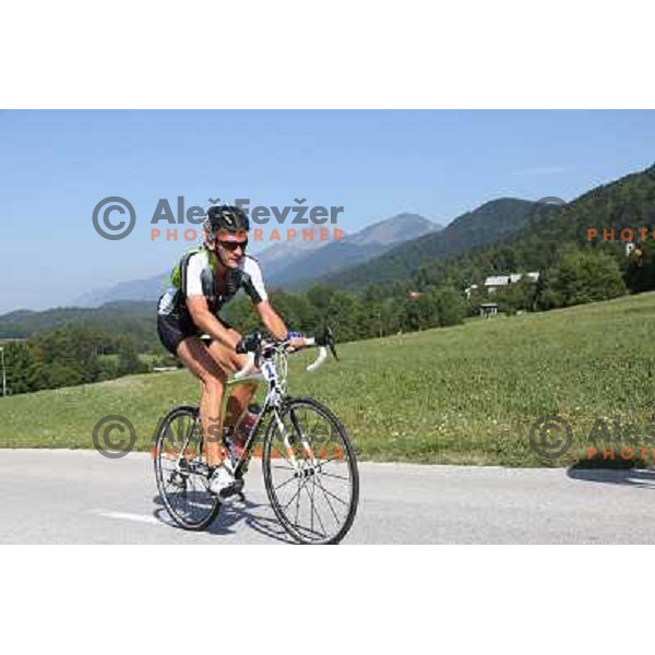 ALES8348.JPG Slovenian amateur cycling climb championship at 11,7 km track from Cerklje to Krvavec for King and Queen of Krvavec Trophy, held on August 25, 2012 