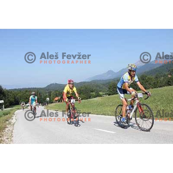 ALES8366.JPG Slovenian amateur cycling climb championship at 11,7 km track from Cerklje to Krvavec for King and Queen of Krvavec Trophy, held on August 25, 2012 