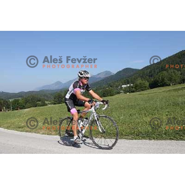 ALES8440.JPG Slovenian amateur cycling climb championship at 11,7 km track from Cerklje to Krvavec for King and Queen of Krvavec Trophy, held on August 25, 2012 