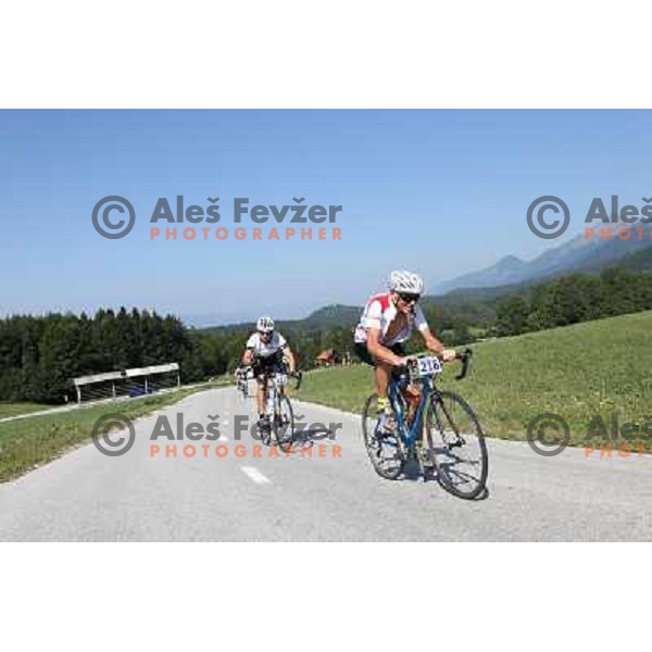 ALES8445.JPG Slovenian amateur cycling climb championship at 11,7 km track from Cerklje to Krvavec for King and Queen of Krvavec Trophy, held on August 25, 2012 
