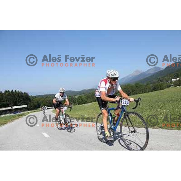 ALES8446.JPG Slovenian amateur cycling climb championship at 11,7 km track from Cerklje to Krvavec for King and Queen of Krvavec Trophy, held on August 25, 2012 