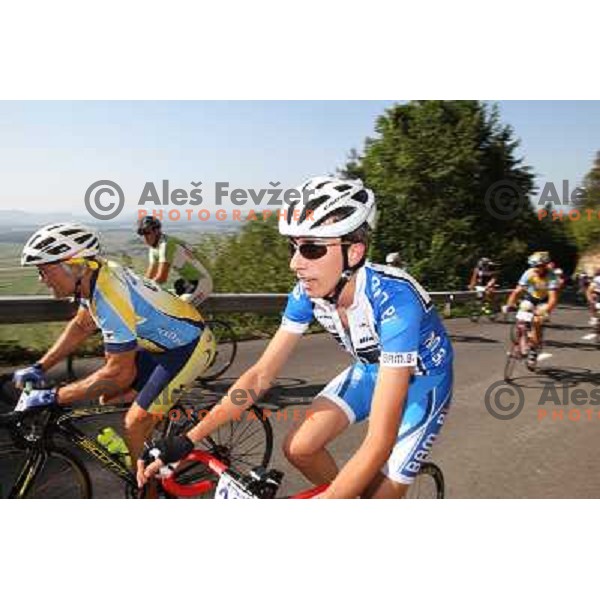 FEVZ4609.JPG Slovenian amateur cycling climb championship at 11,7 km track from Cerklje to Krvavec for King and Queen of Krvavec Trophy, held on August 25, 2012 