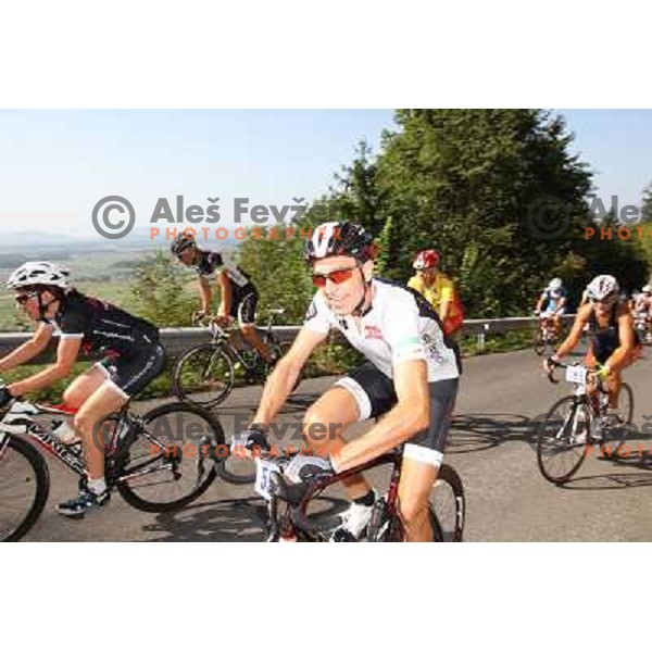 FEVZ4610.JPG Slovenian amateur cycling climb championship at 11,7 km track from Cerklje to Krvavec for King and Queen of Krvavec Trophy, held on August 25, 2012 
