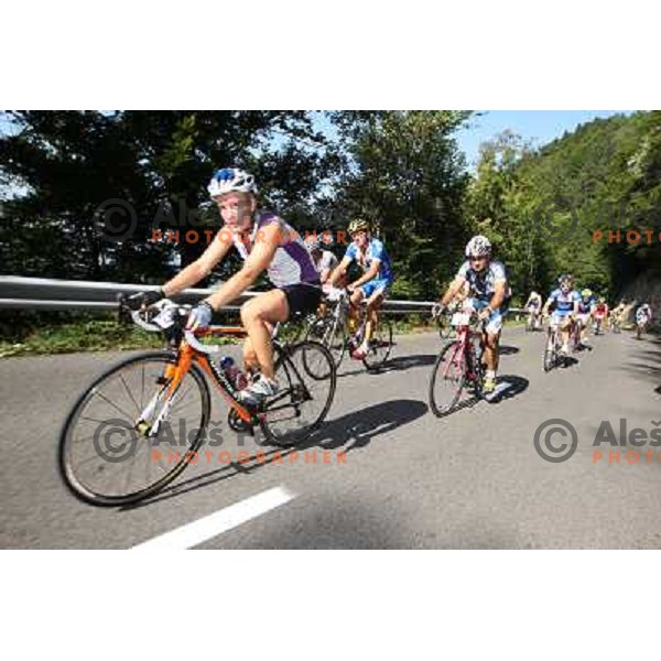 FEVZ4624.JPG Slovenian amateur cycling climb championship at 11,7 km track from Cerklje to Krvavec for King and Queen of Krvavec Trophy, held on August 25, 2012 