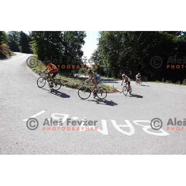 FEVZ4688.JPG Slovenian amateur cycling climb championship at 11,7 km track from Cerklje to Krvavec for King and Queen of Krvavec Trophy, held on August 25, 2012 
