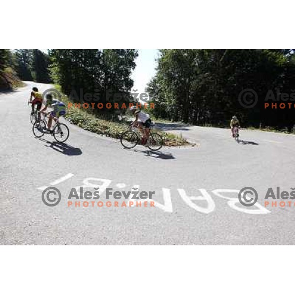 FEVZ4690.JPG Slovenian amateur cycling climb championship at 11,7 km track from Cerklje to Krvavec for King and Queen of Krvavec Trophy, held on August 25, 2012 