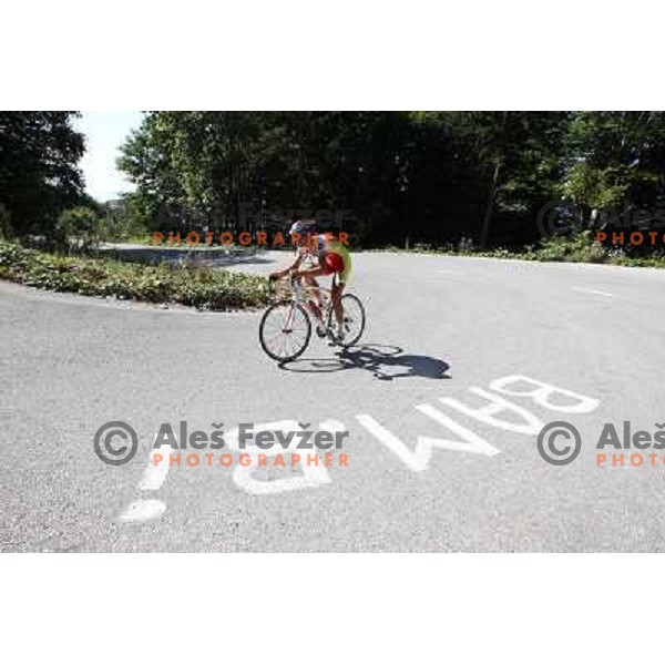 FEVZ4696.JPG Slovenian amateur cycling climb championship at 11,7 km track from Cerklje to Krvavec for King and Queen of Krvavec Trophy, held on August 25, 2012 
