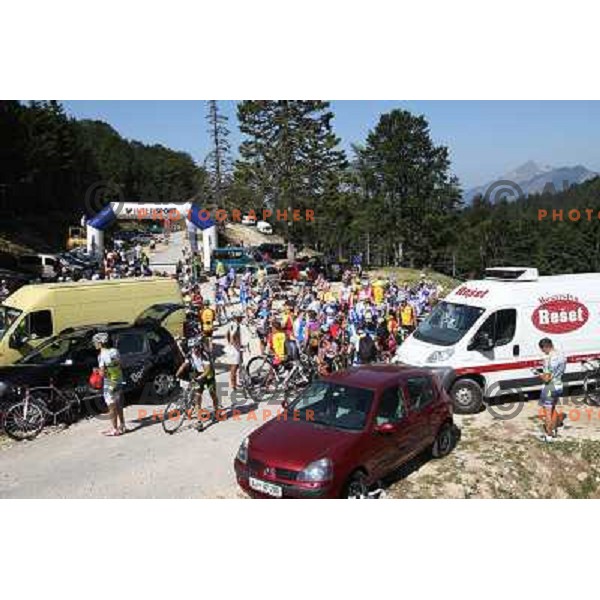 FEVZ4727.JPG Slovenian amateur cycling climb championship at 11,7 km track from Cerklje to Krvavec for King and Queen of Krvavec Trophy, held on August 25, 2012 