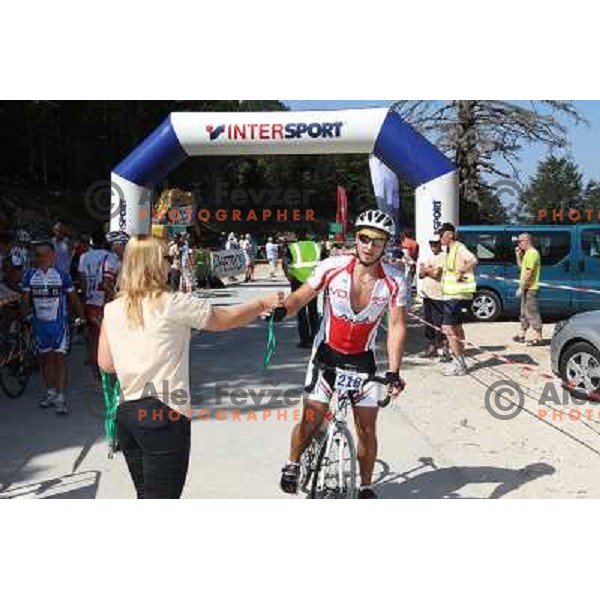 FEVZ4737.JPG Slovenian amateur cycling climb championship at 11,7 km track from Cerklje to Krvavec for King and Queen of Krvavec Trophy, held on August 25, 2012 