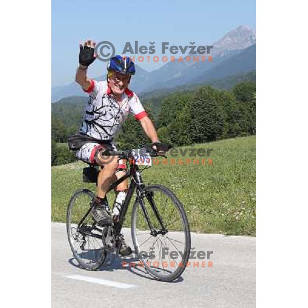 ALES8333.JPG Slovenian amateur cycling climb championship at 11,7 km track from Cerklje to Krvavec for King and Queen of Krvavec Trophy, held on August 25, 2012 